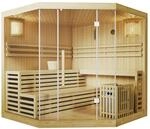 Artsauna Saunakabine Espoo200 Premium mit Harvia Ofen &ndash; 5 Personen &ndash; Hemlock