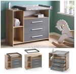 Vicco Wickelkommode Babykommode Wickelregal Oskar Babym&ouml;bel Wickeltisch