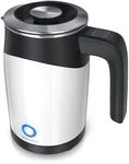 Arendo Wasserkocher 0,5 l, 1100 W, Edelstahl Single Reisewasserkocher Mini,