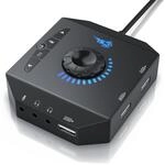 CSL externe USB Soundkarte mit Lautst&auml;rkeregelung Anschluss f&uuml;r Headset,