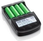 Aplic Batterie-Ladeger&auml;t 1000 mA, f&uuml;r Akku, mit USB-Ladeport f&uuml;r Li-ion / 18650 /