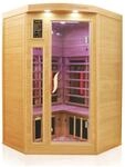 Dewello&reg; Infrarotkabine Infrarotsauna LAKEFIELD PRO Hemlock-Zeder 120cm x 120cm