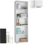 tectake&reg; B&uuml;cherregal, MDF, bodenschonende Kunststofff&uuml;&szlig;e, 60 x 30 x 190 cm