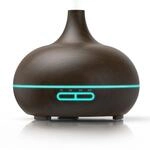 Arendo Luftbefeuchter, Aroma Diffuser in Holz Design mit LED, Diffusor, Timer