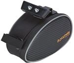 Satteltasche, Montage mittels Clip, wasserabweisend, reflektierende Elemente,