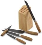 ECHTWERK K&uuml;chenmesser Set "Classic" - Black 6tlg