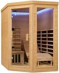 Artsauna Infrarotkabine W&auml;rmekabine Esbjerg mit Triplex-Heizsystem & Hemlockholz
