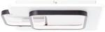 BRILLIANT Lampe, Rezia LED Deckenleuchte 45x40cm wei&szlig;/schwarz, 1x LED integriert,