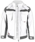 QUALITEX HIGH QUALITY WORKWEAR Winterjacke PRO Winter wei&szlig;/grau Damen: 48 Herren: XL