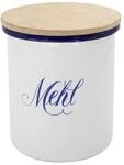 Dose "Mehl" Serie HUSUM emailliert, 1,6 Liter