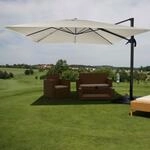 Gastronomie-Ampelschirm MCW-A96, Sonnenschirm, 3x4m (&Oslash;5m) Polyester/Alu 26kg ~