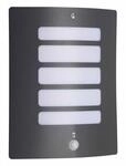BRILLIANT Lampe Todd Au&szlig;enwandleuchte Bewegungsmelder anthrazit 1x A60, E27, 60W,