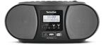 TechniSat DIGITRADIO 1990 Stereo-Boombox mit DAB+, UKW, CD-Player schwarz
