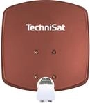 TechniSat DIGIDISH 33 Sat-Sch&uuml;ssel mit Twin-LNB & Wandhalterung, 2 TN ziegelrot