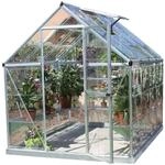 Palram - Canopia Harmony 2.5 x 1.9 Gew&auml;chshaus, silber, klar