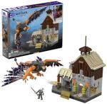 Mattel HDL28 - MEGA - The Witcher - Geralts Greifjagd Bauset mit LED-Lichtern, 1170