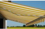 Elektrische Kassetten-Markise H123, Vollkassette Volant 4,5x3m ~ Polyester