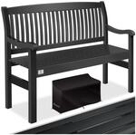 KESSER&reg; Gartenbank Holz Holzbank wetterfest F&uuml;r 3 bis 4 Personen Parkbank aus