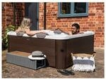MSpa Whirlpool Frame TRIBECA XXL inkl. MSPA App, UVC, WiFi (Holz-Optik)
