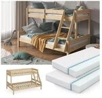 VitaliSpa Hochbett Kinderbett Spielbett Everest Natur modern 120x200 Massivholz
