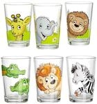 Ritzenhoff & Breker Kindergl&auml;ser Dschungeltiere Happy Zoo 205 ml 6er Set