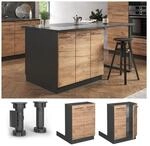 Vicco Regalinselunterschrank K&uuml;chenschrank K&uuml;chenm&ouml;bel Fame-Line Anthrazit...