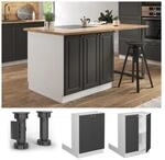 Vicco Regalinselunterschrank K&uuml;chenschrank K&uuml;chenm&ouml;bel Fame-Line Landhaus Wei&szlig;