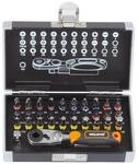 Projahn Color-Bit-Box 1/4" mit Mini-Bit-Knarre markierte Bits 33 teilig