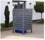 Westmann Metall M&uuml;lltonnenverkleidung Planum anthrazit 150cm - versch. Ausf&uuml;hrungen