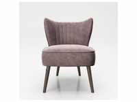 PLAYBOY - Sessel "HOLLY" gepolsterter Lounge-Stuhl mit Rückenlehne, Samtstoff...