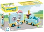 Playmobil Verr&uuml;ckter Donut Truck mit Stapel- und Sortierfunktion