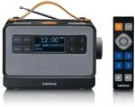 Lenco Tragbares FM/DAB+ Radio mit gro&szlig;en Tasten und "Easy Mode" Funktion Schwarz