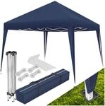 tectake&reg; Pavillon, 3 x 3 m, h&ouml;henverstellbare F&uuml;&szlig;e, inklusive Spannseile, Heringe