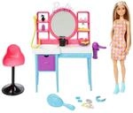 Mattel HKV00 - Barbie - Totally Hair - Haarsalon, Spielset mit Puppe & Zubeh&ouml;r