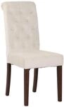 CLP Esszimmerstuhl Lisburn I Samt I Stoff I Polsterstuhl Gesteppt Chesterfield Design