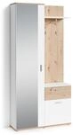 byLIVING Garderobe JAKOB, Breite 97 cm, Artisan Eiche (Eiche-Optik)/wei&szlig;