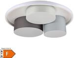 N&auml;ve 3er LED Deckenleuchte "EPPAN" &Oslash;: 49cm grau