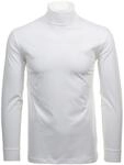 Langarm Basic Rollkragen Regular Fit Herren Longsleeve