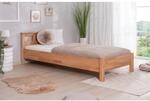 TiCAA Einzelbett und Doppelbett "Merci" Buche mit ge&ouml;lter Oberfl&auml;che