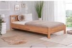 TiCAA Einzelbett und Doppelbett "Merci" Buche mit ge&ouml;lter Oberfl&auml;che