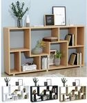 VCM Holz Standregal B&uuml;cherregal Medienregal Aufbewahrung Raumteiler Deko Regal