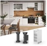 Vicco Unterschrank Regal 30 cm Wei&szlig; K&uuml;chenschrank Unterschrank K&uuml;chenzeile