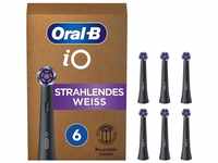 Oral-B iO Aufsteckbürsten black für elektrische Zahnbürste, 6 Stück