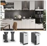 Vicco Schubunterschrank 40 cm FAME Line K&uuml;chenschrank K&uuml;chenzeile Landhaus Wei&szlig;