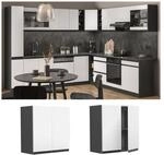 Vicco H&auml;ngeschrank K&uuml;chenschrank K&uuml;chenm&ouml;bel R-Line J-Shape Anthrazit Wei&szlig; 60 cm