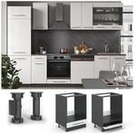 VICCO Herdumbauschrank 60 cm Wei&szlig; Hochglanz K&uuml;chenschrank H&auml;ngeschrank