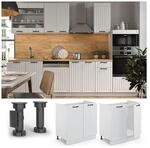 Vicco Sp&uuml;lenunterschrank 80 cm FAME Line K&uuml;chenschrank K&uuml;chenzeile Landhaus Wei&szlig;