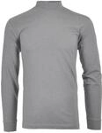 Langarm Basic Stehkragen Regular Fit Herren Longsleeve