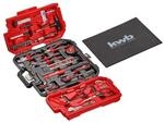 kwb Werkzeugkoffer, 70-teilige Werkzeug-Set, stabiler Kunststoff-Koffer, mit