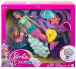 Mattel HLC30 - Barbie - Dreamtopia - Meerjungfrau-Set mit 2 Puppen & Zubeh&ouml;r